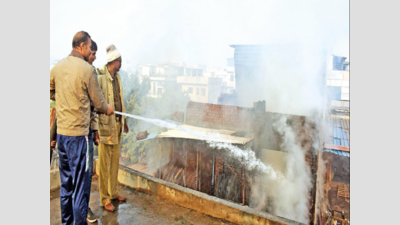 Furniture factory in Noida gutted in daylong blaze