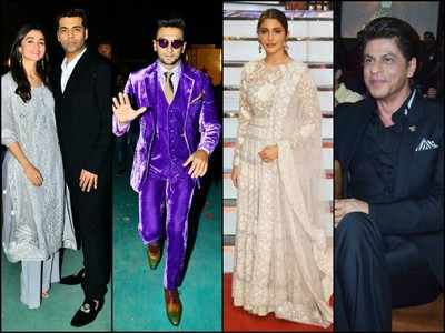 Shah Rukh Khan, Amitabh Bachchan, Ranveer Singh, Anushka Sharma and Alia Bhatt attend Mumbai Police's annual gala