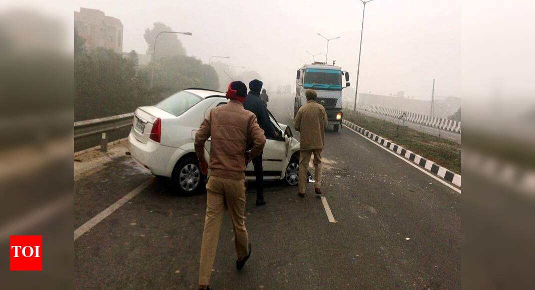 2 died, 3 injured in a CarCanter collision Chandigarh News Times of India