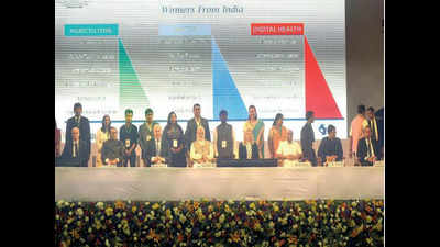 Israel, India PMs honour 36 winning solutions