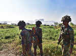 Armymen at Bellandur Lake