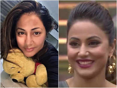 Remember Bigg Boss 11 contestant Hina Khan's destroyed toy Pooh? It is back again thanks to her boyfriend Rocky