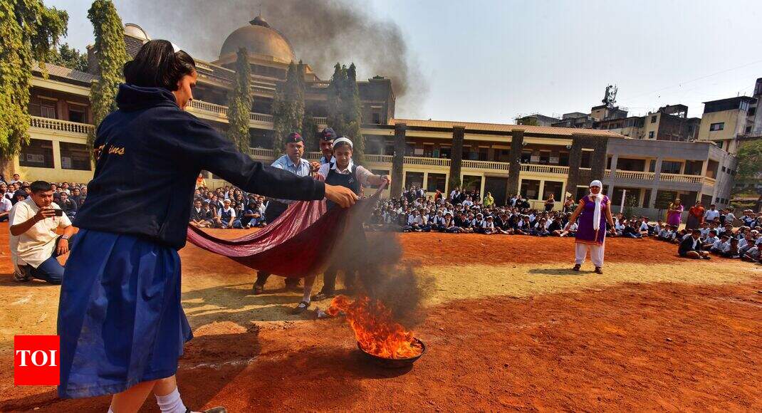 20 schools in Pune receive fire safety training Times of India