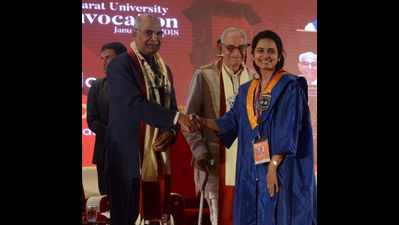 Indian President Ram Nath Kovind addresses GU's 66th convocation