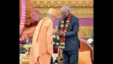 President Ram Nath Kovind calls upon volunteers to clean up all temples