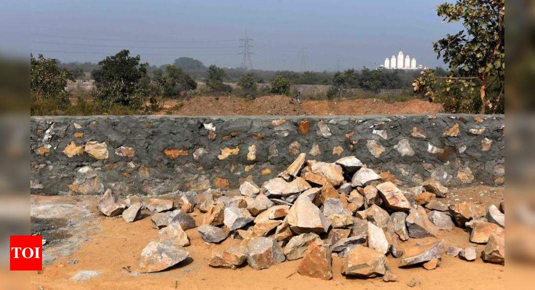 Aravalis: 300 metre-long wall comes up in Aravalis, greens seek action ...