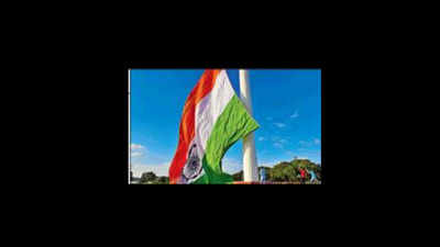 Largest tricolour dream flags out, maintenance cost tears into coffer