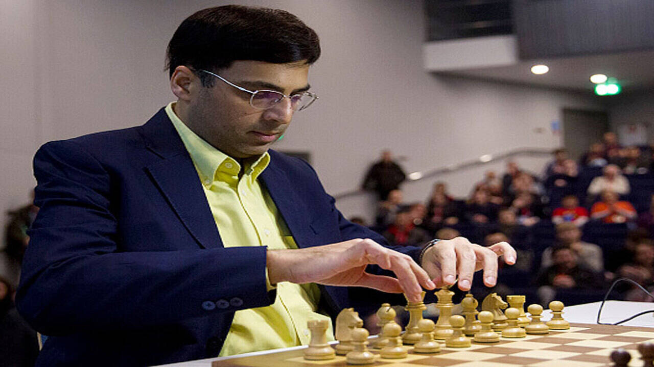 Viswanathan Anand to take on Magnus Carlsen in round nine of Tata