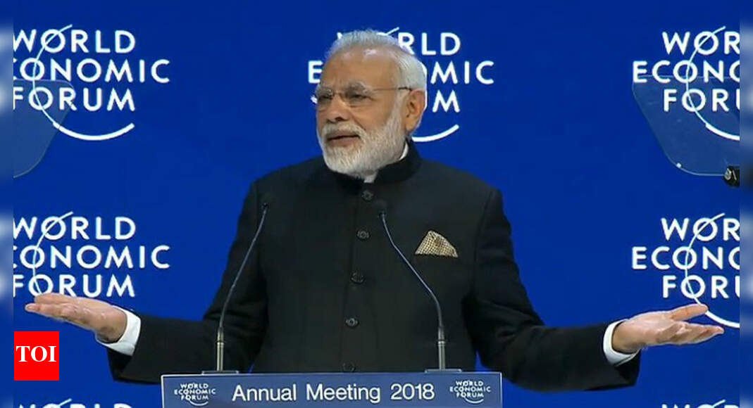 Davos WEF: PM Modi Address At Davos: Top 10 Quotes | India News - Times ...