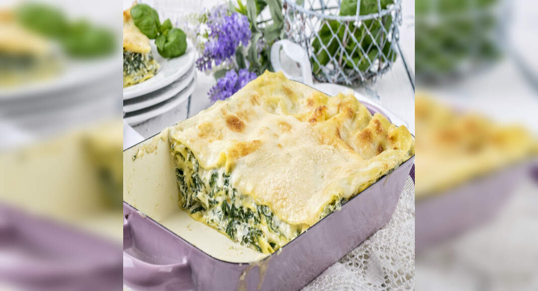 Mushroom and Spinach Lasagna recipe by Pankaj Bhadouria on Times Food