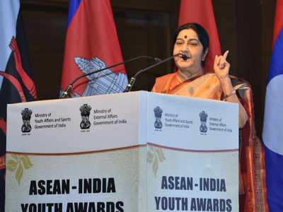 Need to propagate India-ASEAN special ties among youth: Sushma Swaraj