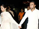 Deepika and Ranveer at Padmaavat screening