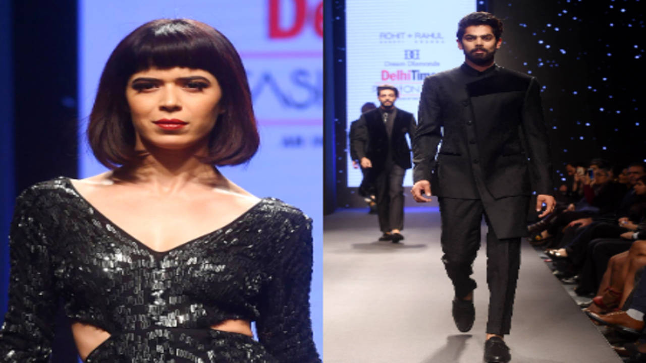 Rohit Gandhi and Rahul Khanna's collection at DTFW - Times of India