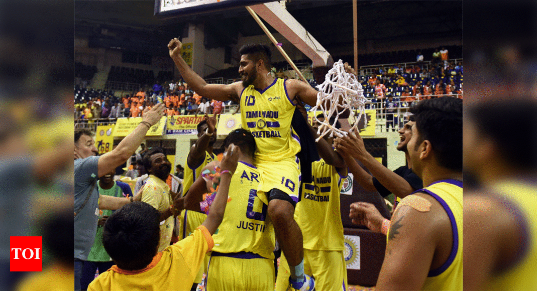 68th national basketball championship: Tamil Nadu men beat Services to