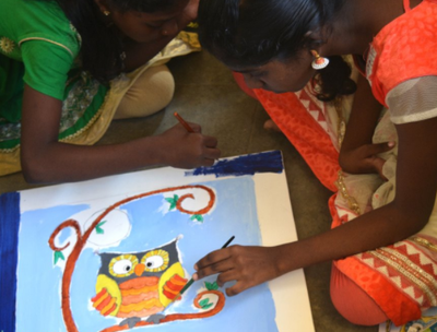 Kannagi Nagar children’s paintings to be exhibited at Nift