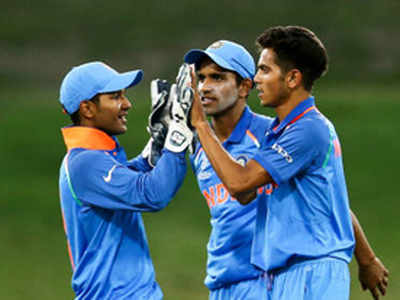 Under 19 World Cup India Set Up Semis Clash With Pakistan With Thumping Win Cricket News Times Of India