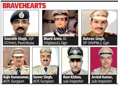 Republic Day: Seven Gurugram cops to receive police medals, nine ...
