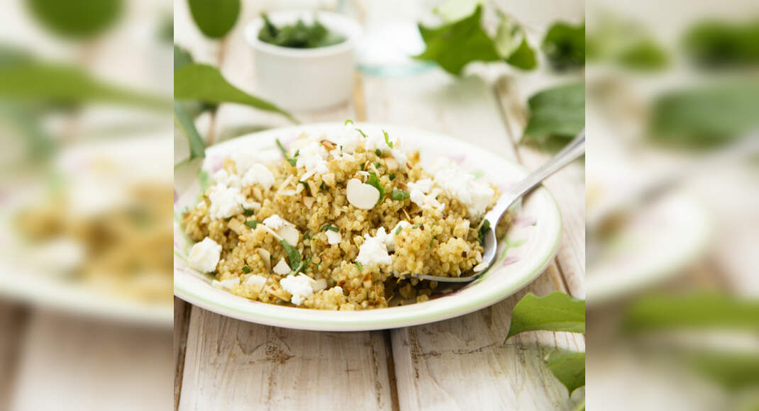 Quinoa and Cottage Cheese Salad Recipe: How to Make Quinoa and Cottage Cheese Salad Recipe | Homemad