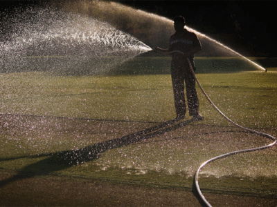 Cricket Square watering system automatic irrigation for cricket