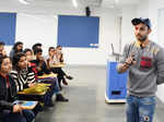 Himansh Kohli visits Bennett University