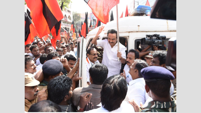 Protest against TN bus fare hike: M K Stalin, other opposition leaders arrested