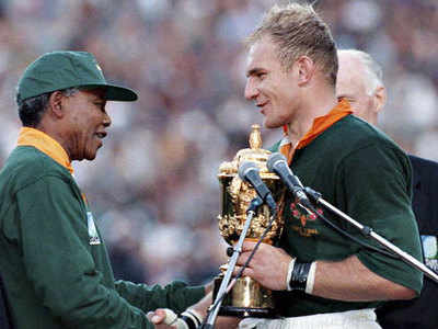 When Nelson Mandela's No 6 jersey inspired South Africa to win 1995 Rugby World Cup