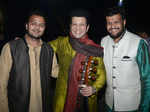 Tejas Upadhye with Amaan Ali Khan and Rajas Upadhye