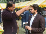 Rajiv Pratap Rudy and Anurag Thakur