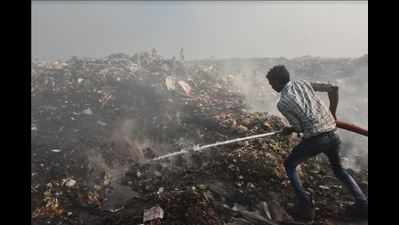 Bhopal's garbage dump catches fire; 'smog' covers parts of city