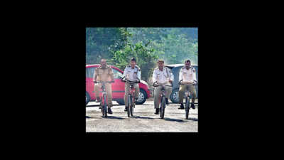 Health & vigil go hand in hand for Sangvi cops’ cycle brigade