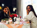 Deepika enjoys dining with friend