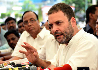 Sensex crashing a 'No Confidence Motion' against Budget 2018: Rahul Gandhi