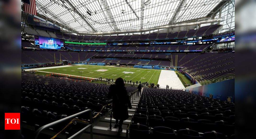 US bank stadium in minneapolis prepares to host super bowl LII