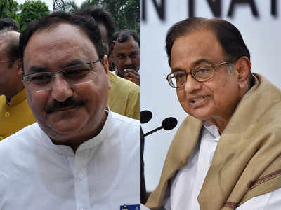 'Chidambaram should not be taken seriously': JP Nadda on Congress leader's 'big jumla' dig