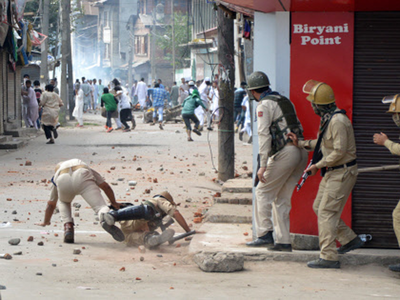 Stone pelting a conspiracy, not law & order issue: NIA