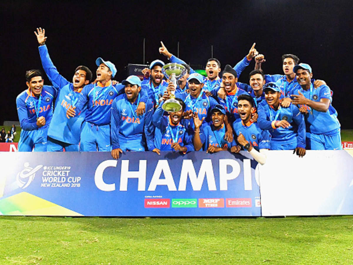 Under 19 World Cup Manjot Kalra Ton Brings India Their Fourth World Cup Triumph Cricket News Times Of India