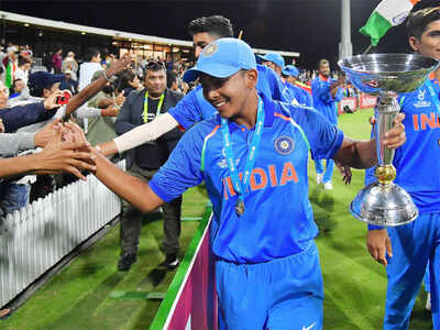 Under 19 World Cup Difficult To Express My Feelings In Words Says Prithvi Shaw Cricket News Times Of India