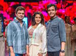 Tisca Chopra with Vineet and Rahul