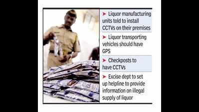 Excise dept strives to check illicit supply of liquor during polls