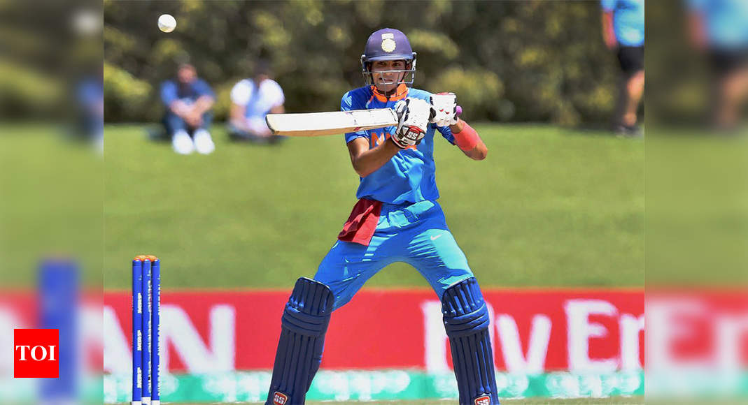 U 19 World Cup When Shubman Gill Made Dravid Groove To Bhangra Cricket News Times Of India