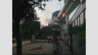 Fire at under-construction station of Hyderabad Metro; none hurt
