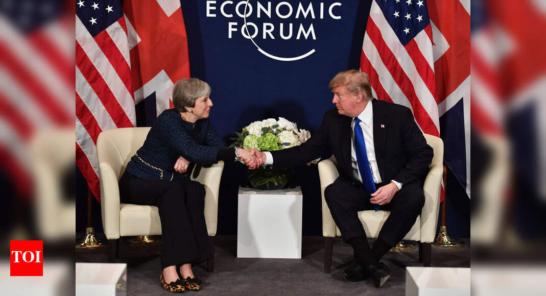 Trump, May ask nations to increase pressure on North Korea - Times of India