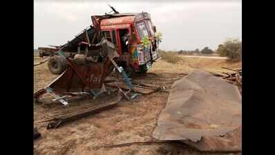 Truck Accident: 8 labourers killed as sand-laden truck overturns in MP ...