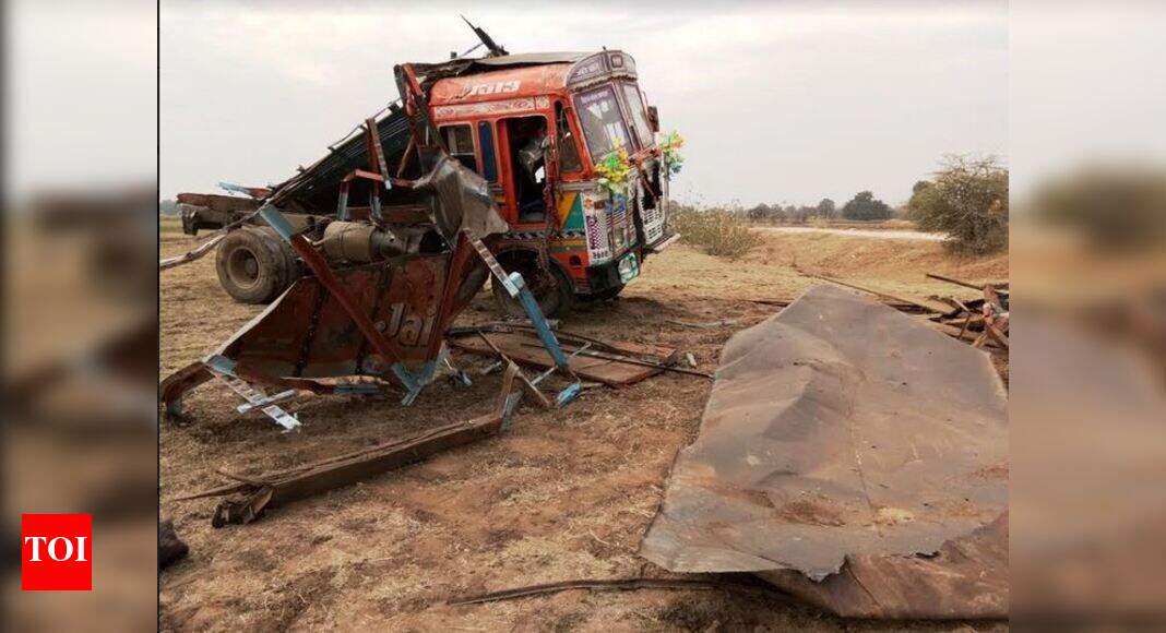 Truck Accident: 8 labourers killed as sand-laden truck overturns in MP ...