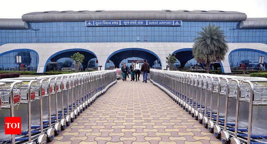 Surat Airport Bursting At Its Seams | Surat News - Times Of India