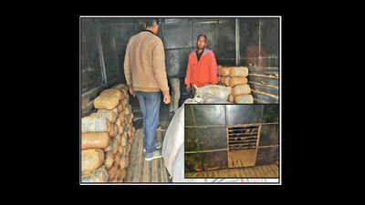 540 kg of ganja seized from truck in Delhi