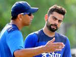 Rahul Dravid and Virat Kohli