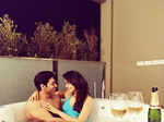 Ruslaan Mumtaz and his wife Nirali's pictures