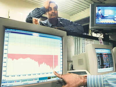 Markets tank again as Sensex loses 400 points, Nifty below 10,500-mark