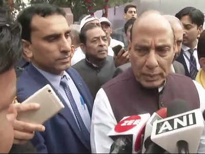 Ops against terrorists in Jammu to be over successfully: Rajnath Singh